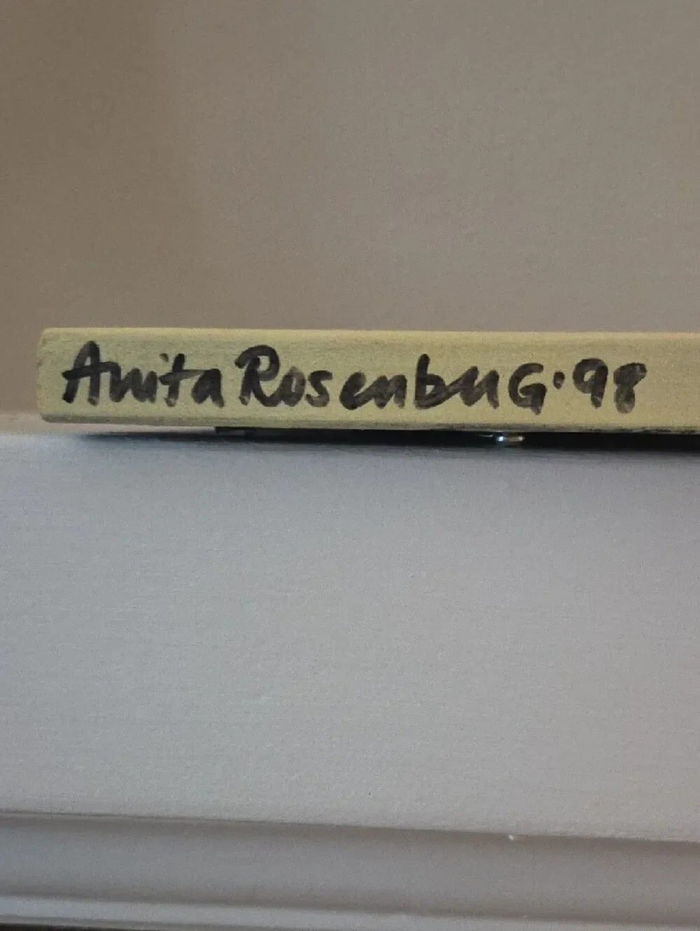 Anita Rosenberg Vintage Handpainted Photo Frame